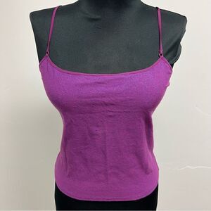 NWOT vintage y2k Victorias Secret tank in metallic purple sz S